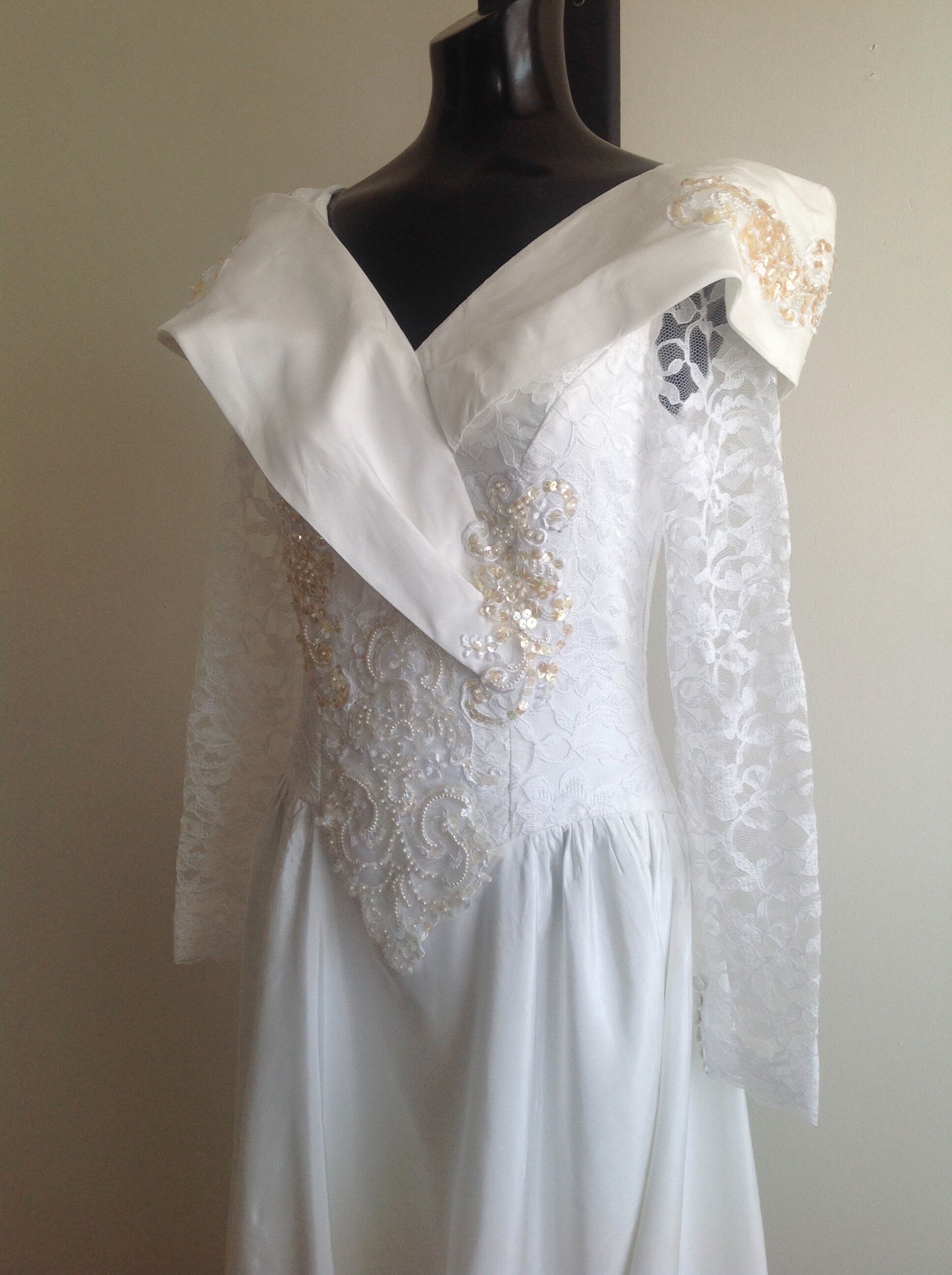 Vintage 1980-90s Bridallure Wedding Dress - Etsy