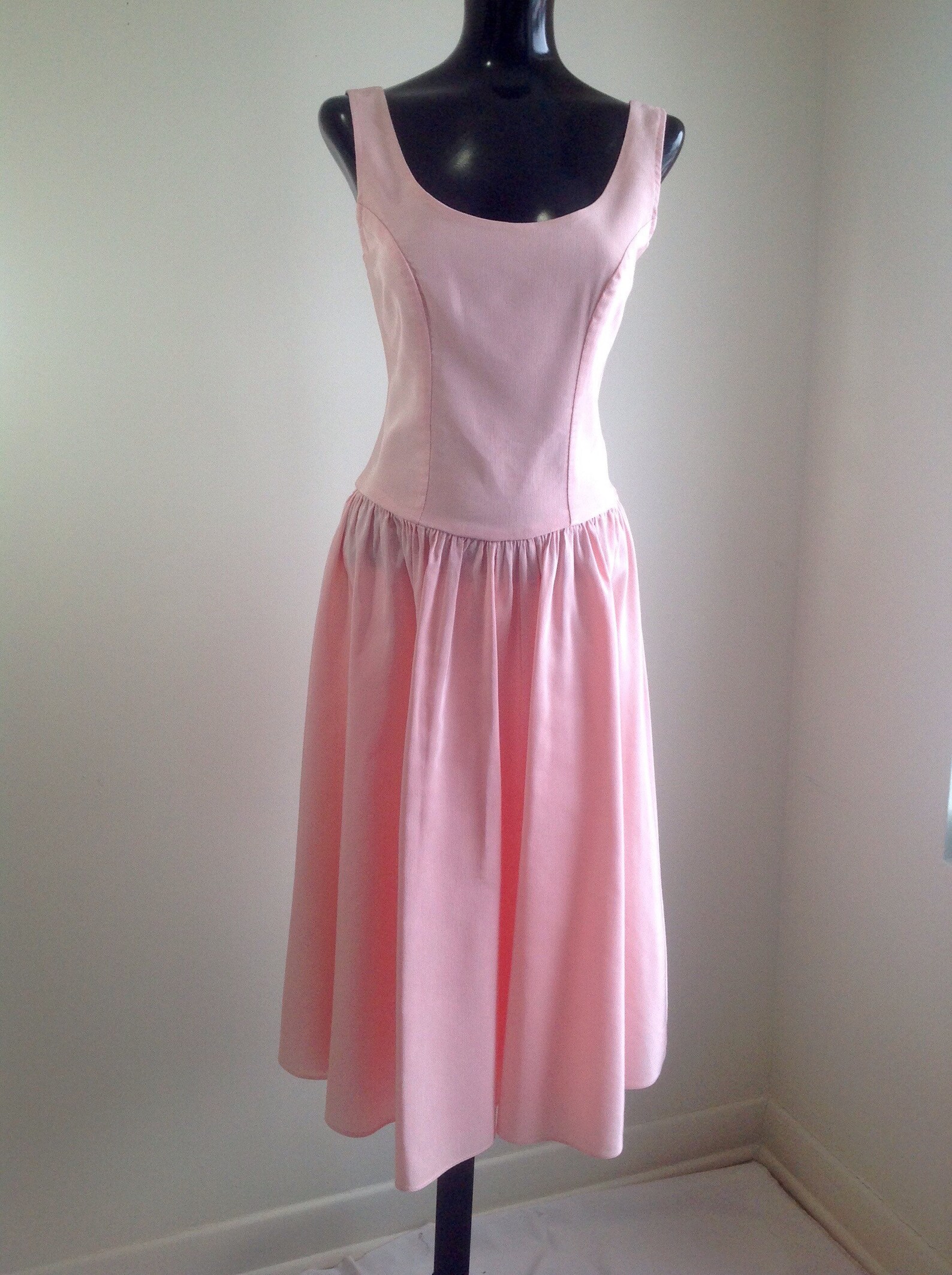 Vintage Bridesmaids Dress 80s Pink Dress Low Back Dress - Etsy Canada