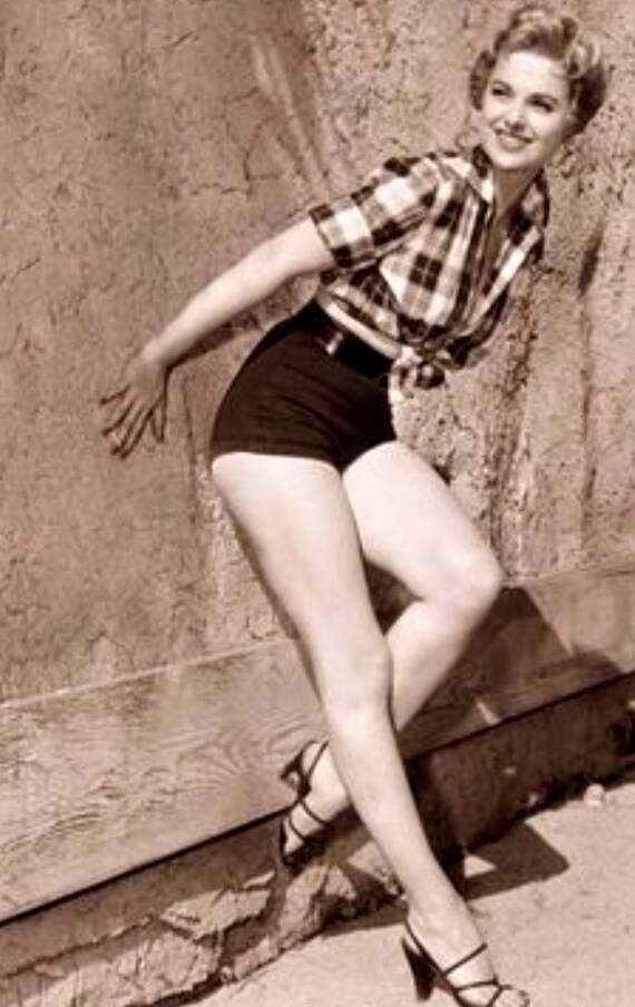 Black Medium wheight Cotton Shorts, Pinup Shorts,