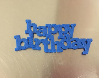 Dozen Happy Birthday Cake Topper
