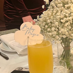 Cloud Drink Topper- Baby Shower Cloud - Cloud 9 Shower Theme - Cloud 9 Drink topper - Cloud Drink marker - Custom Cloud Drink Topper