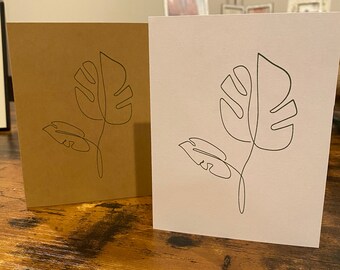 Palm Leaf Drawing Etsy