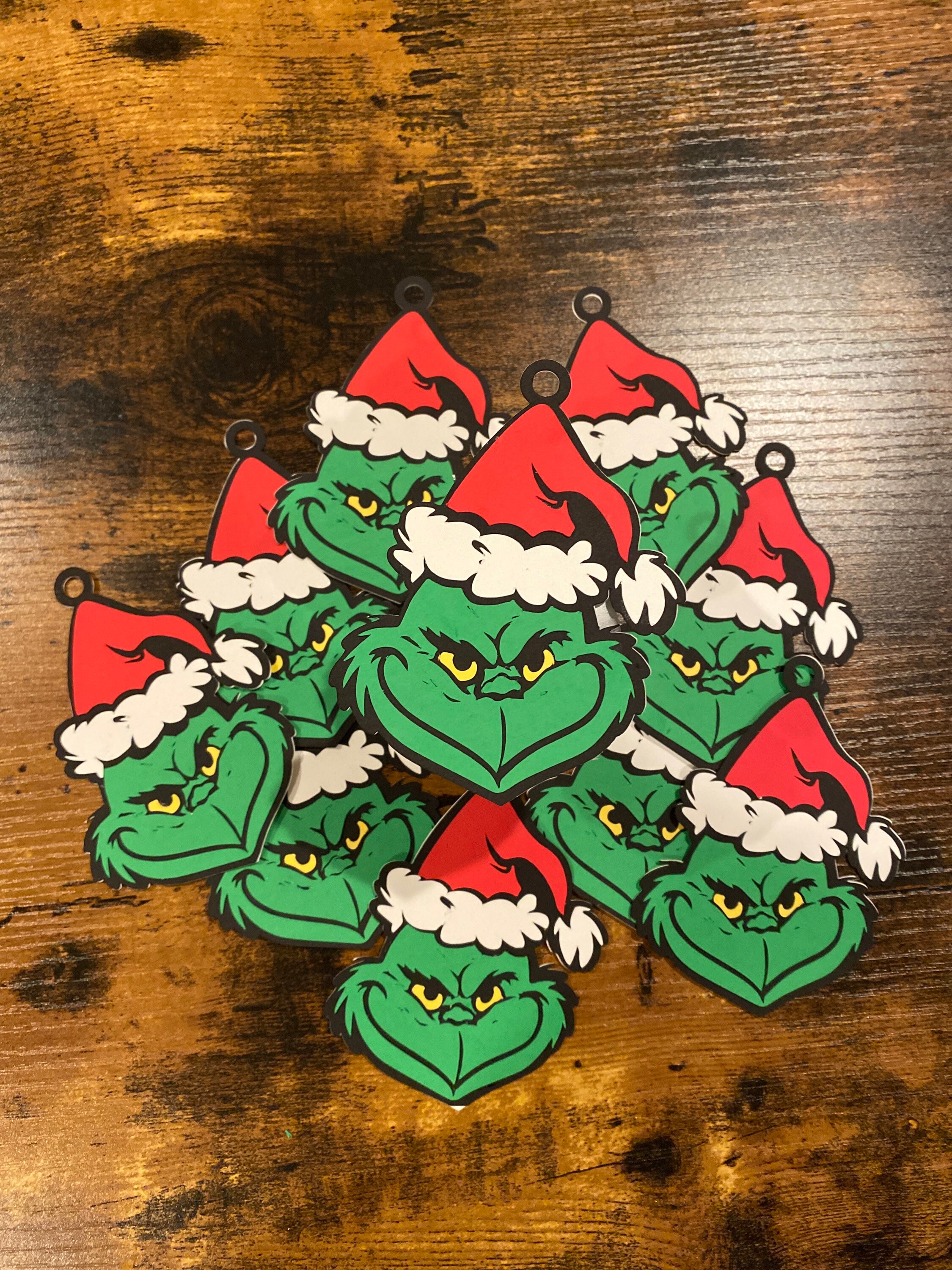Grinch Gift Tags How the Grinch Stole Christmas Cardstock Etsy