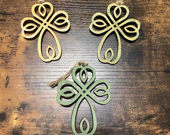 Adorno de bendición irlandesa - Regalo de bendición irlandesa - Cruz de bendición irlandesa - Amuleto de coche de bendición irlandesa