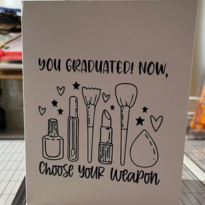 Afstudeerkaart schoonheidsspecialiste - afstudeerkaart schoonheidsspecialiste - afstudeerkaart make-up artiest - afstudeerkaart schoonheidsschool - afstudeerkaart schoonheidsspecialiste