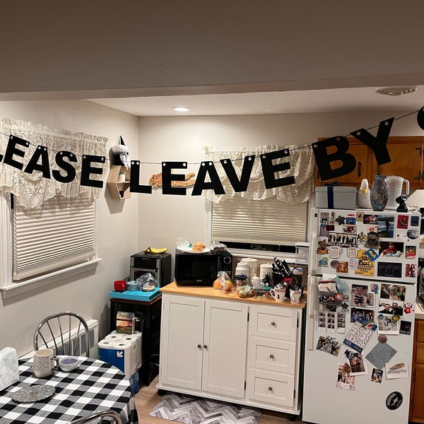 Please Leave by 9 - Etsy