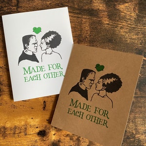 Hergestellt für jede andere Jubiläumskarte - Monsterkarte - Monster-Jubiläumskarte - Monster-Valentinstagskarte