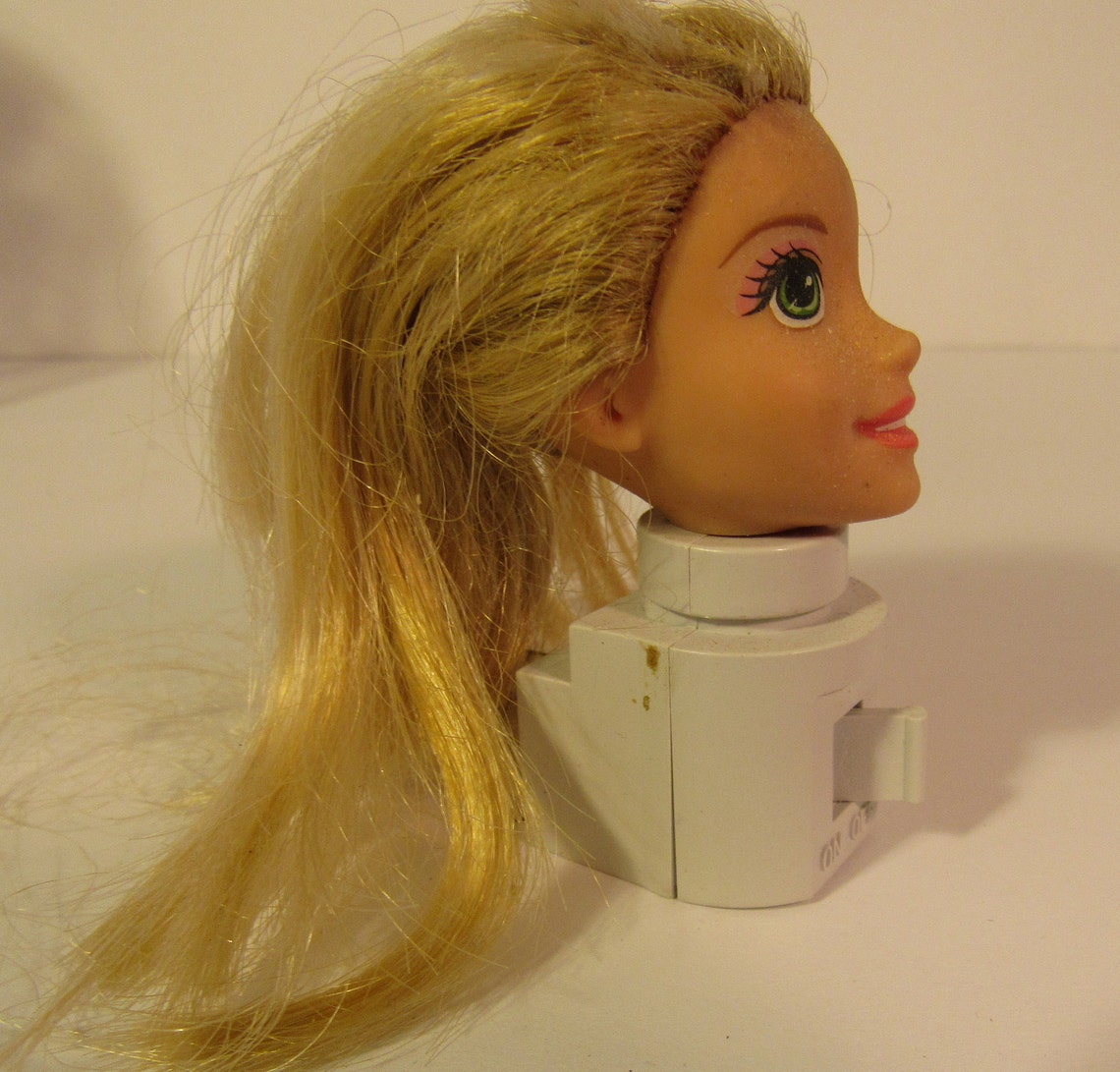 Blonde Barbie Head LED Night Lite | Etsy