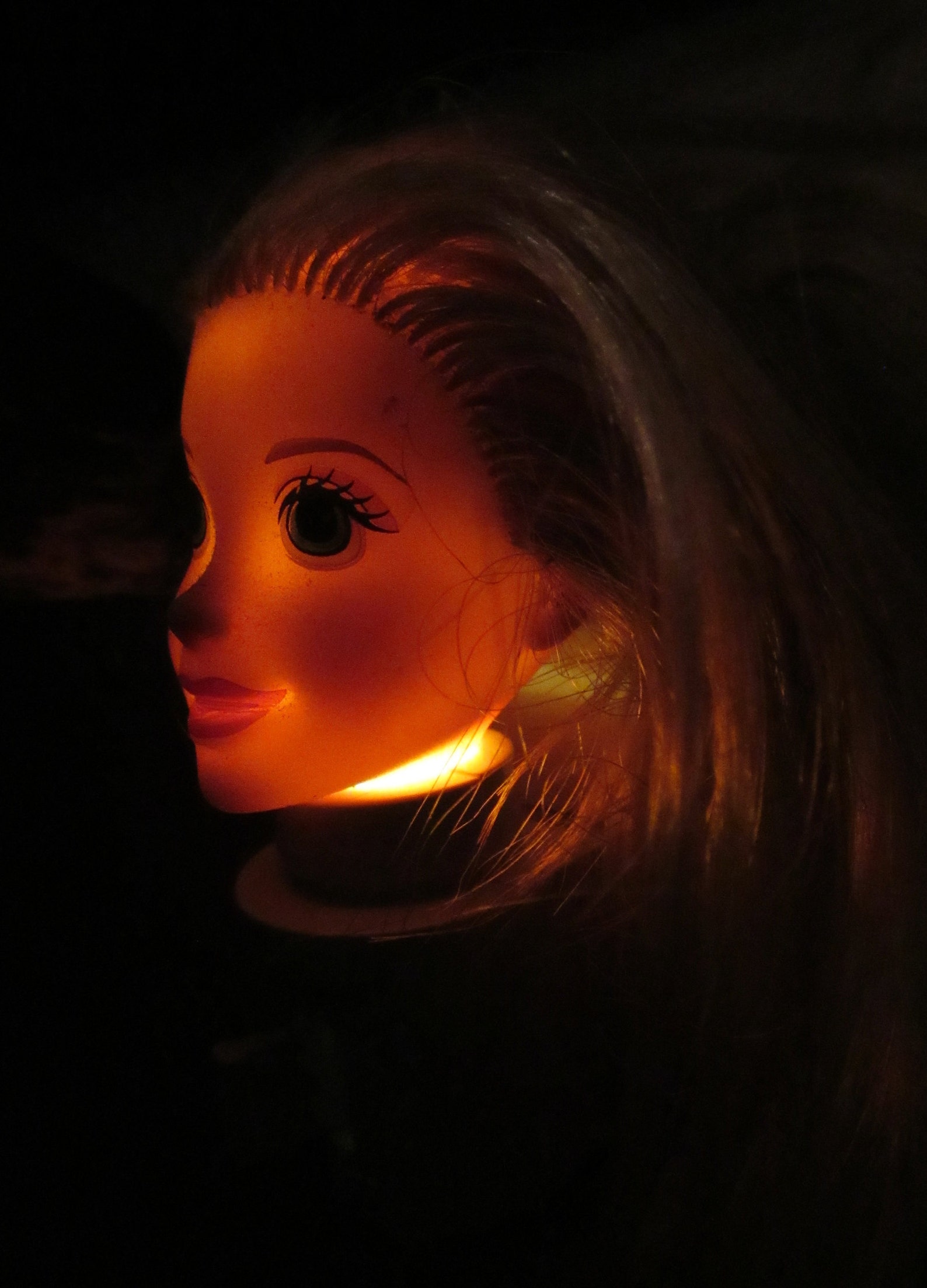 Blonde Barbie Head LED Night Lite | Etsy