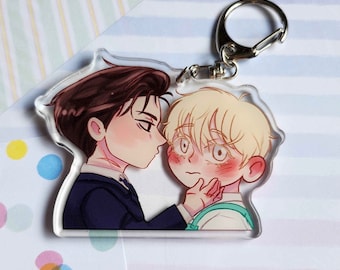 Dangerous Convenience Store BL manhwa acrylic keychain | Fanmade | Yaoi