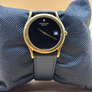 Raymond Weil Black Dial Vintage Watch Ref 5567