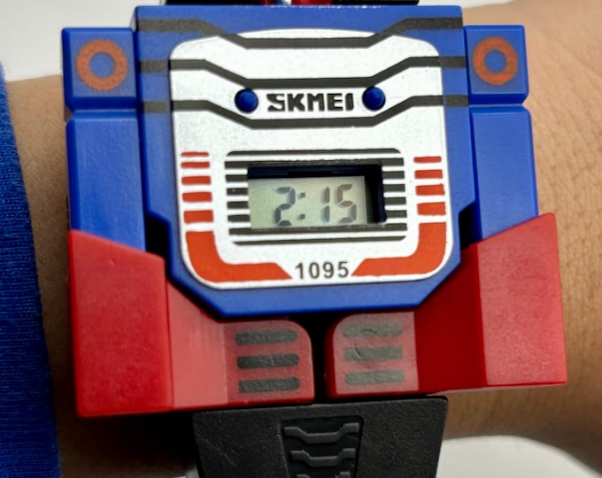 SKMEI vintage look Transformer Watch for kids