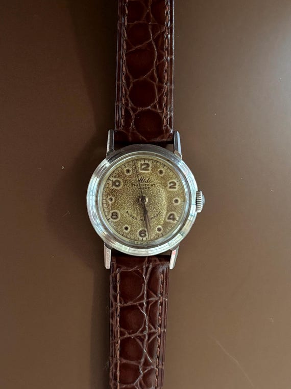 Vintage Patina Mido Multifort Mens 1940s - Manual Winding