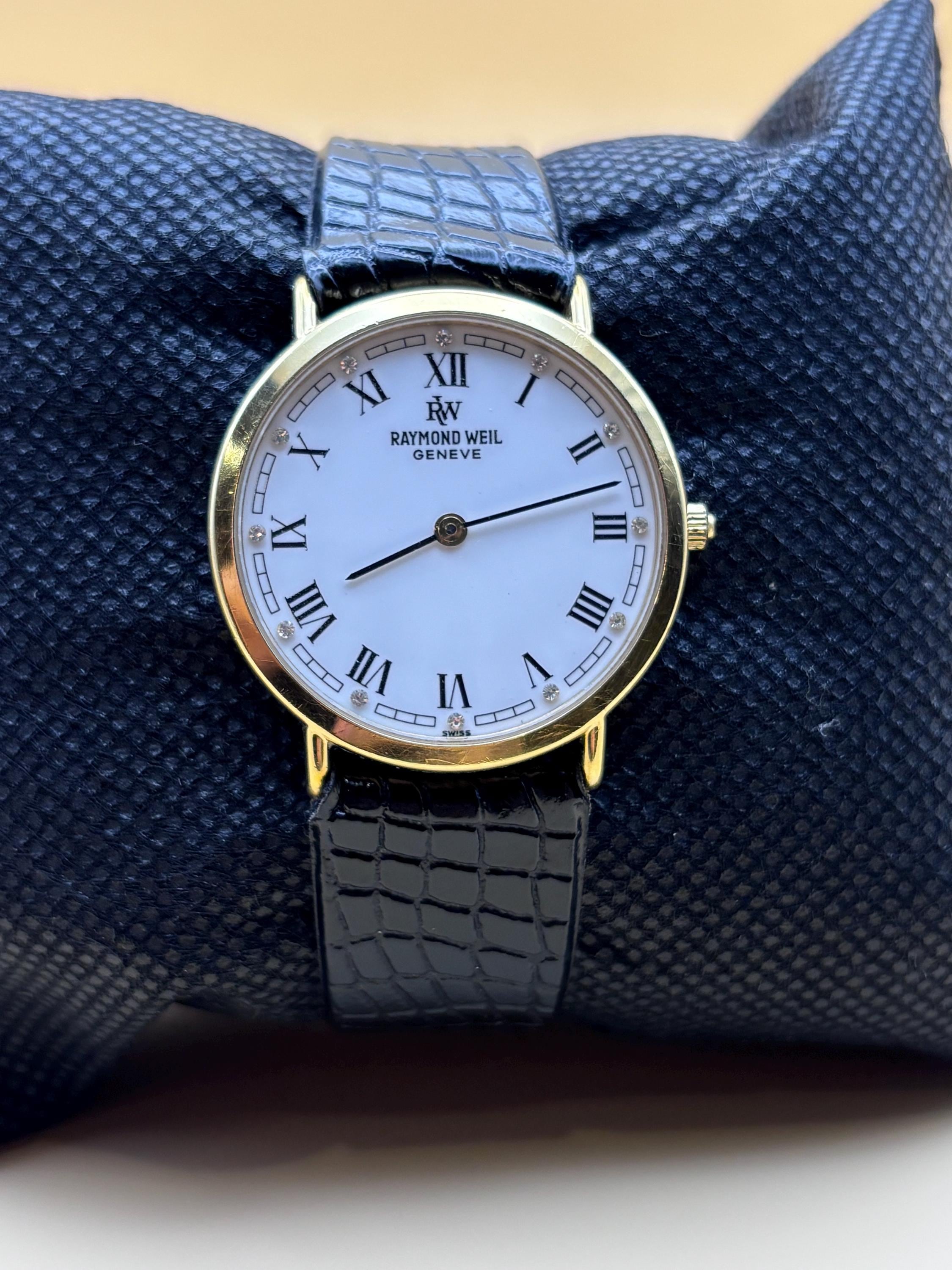 Raymond Weil Vintage Electroplated 18K Gold Watch Ref 5506-2