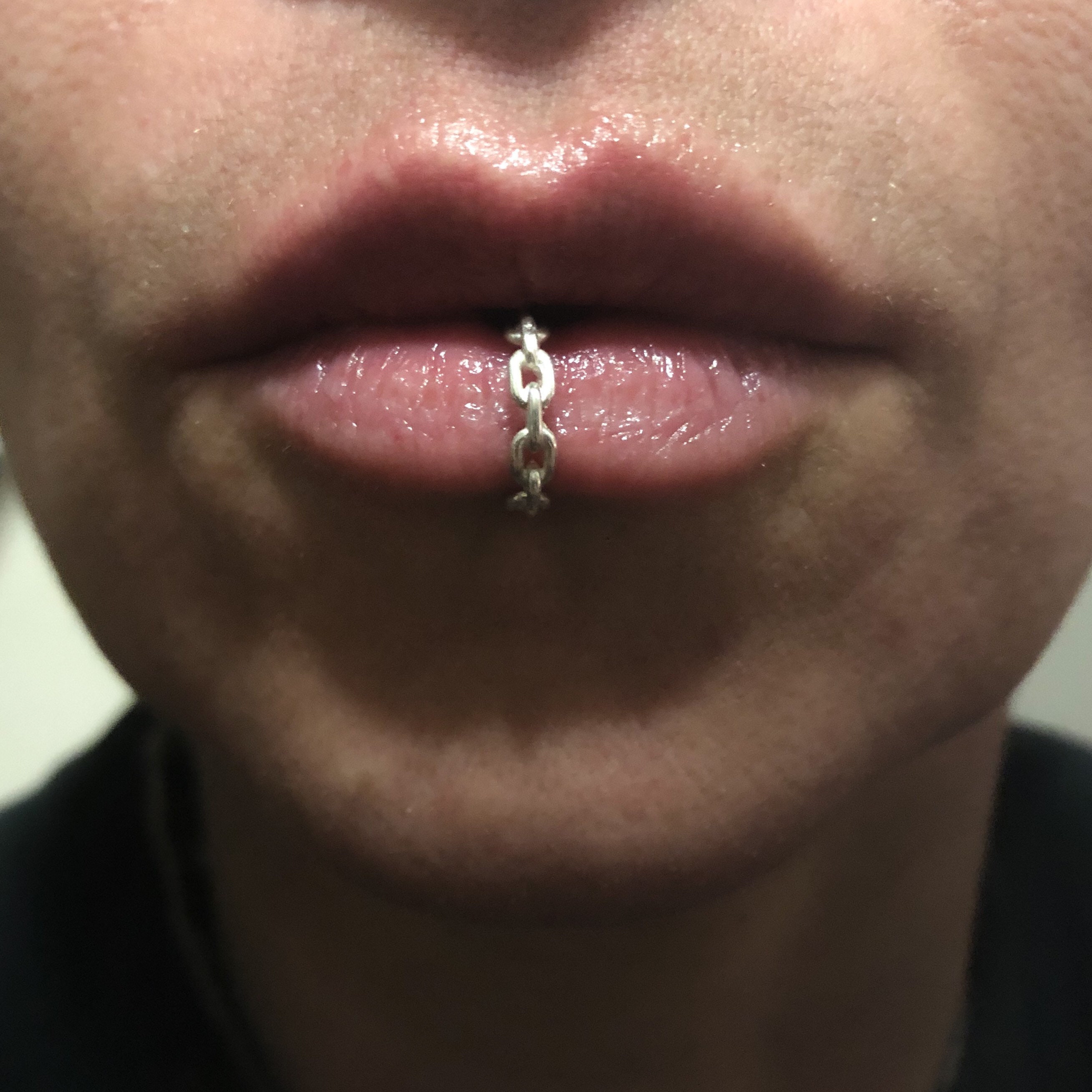 Fake 2024 lip chain