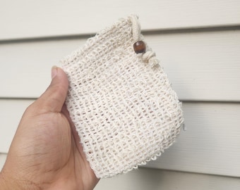 Natural Sisal Soap Bag: Exfoliating Shower Accessory