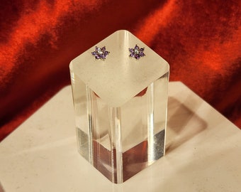 Snowflake Stud - Handmade Jewelry - Artisan Fine Jewelry