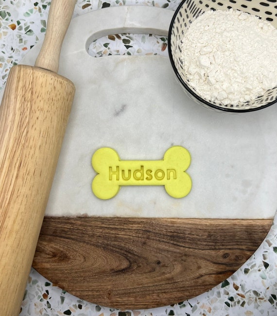 Personalized Dog Bone Shaped Cookie Cutter Etsy