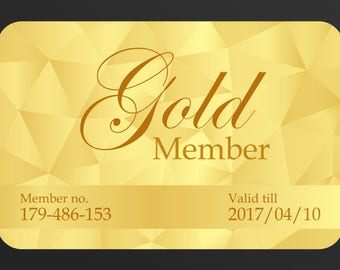 10-Pack Custom Membership Cards | VIP Cards | Club Cards | Association Cards | Group Member Cards