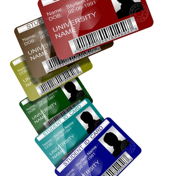 Fake Student Id Etsy