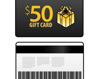 10-Pack Custom Gift Cards | Discount Cards | Customer Loyalty Cards | Gift Voucher Cards | Loyalty Club Cards | Rewards Cards