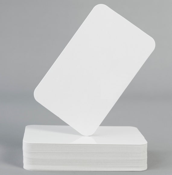 plain plastic cards