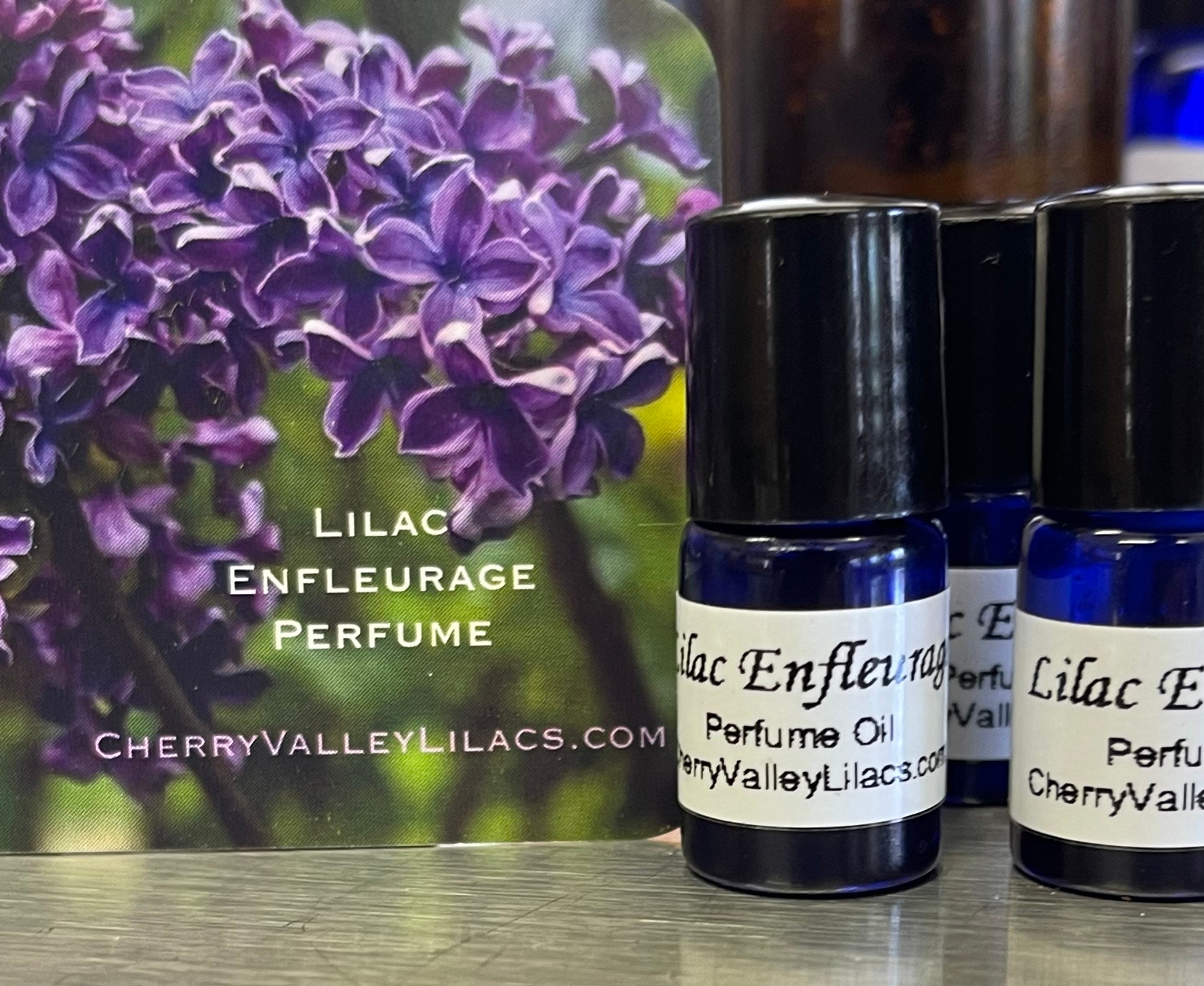 Lilac Enfleurage Perfume, Authentic Lilac Blossom Perfume Oil Made