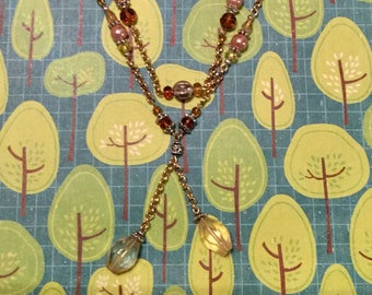 Two Strand Avon Beaded Necklace