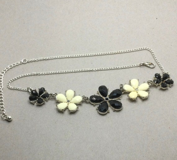 Flower Statement Necklace - image 4