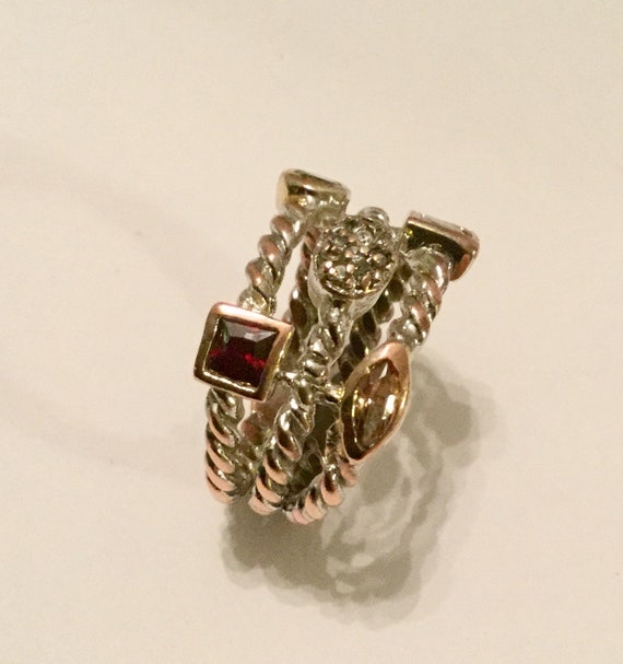 Multi Stone Ring - image 4