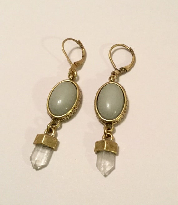Opal & Crystal Renaissance Earrings - image 2