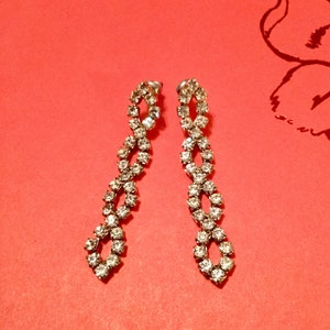 Rhinestone Dangle Earrings