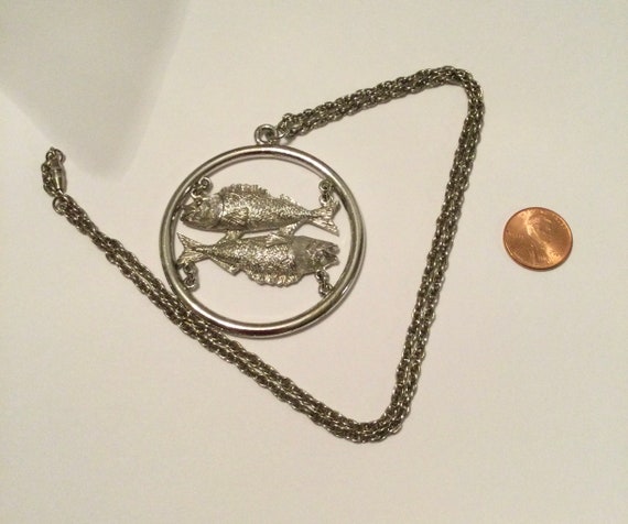 Double Fish Necklace - image 3