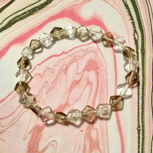 Glass Bead Stretch Bracelet