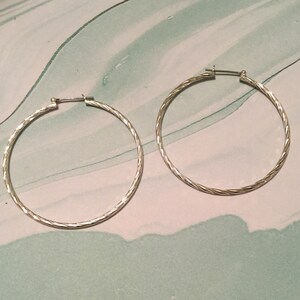 Classic Silver Hoop Earrings