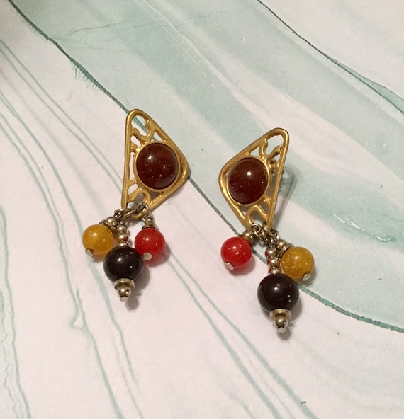 Space Age Earrings - image 1