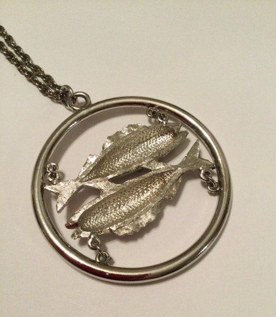 Double Fish Necklace - image 4