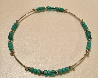 Beaded Bangle Bracelet