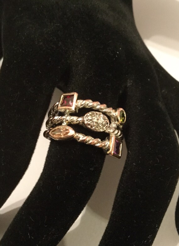 Multi Stone Ring - image 2