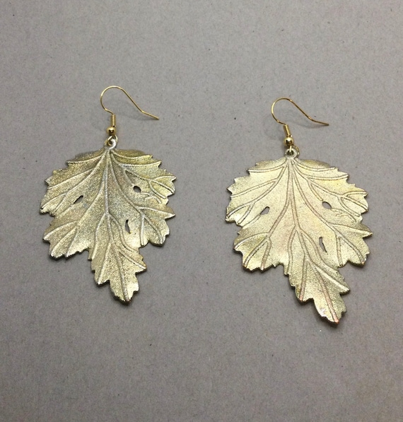 Leaf Dangle Earrings - image 2