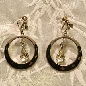 Hoop Screw Back Earrings