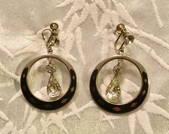 Hoop Screw Back Earrings