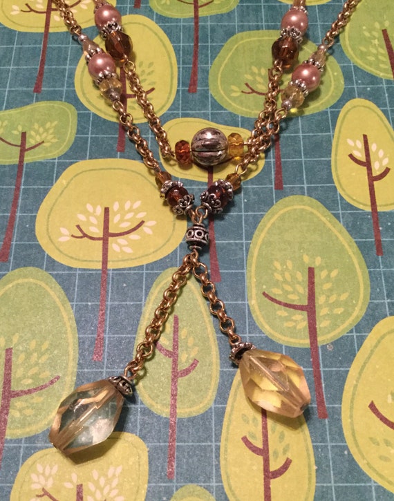 Two Strand Avon Beaded Necklace - image 3