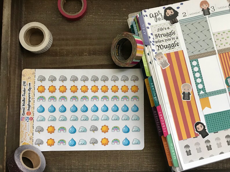 Download Kawaii Weather Stickers/ Kawaii Weather Stickers/ Kawaii ...