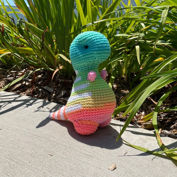 Crotchet Dinosaur| Crotchet TRex| T. rex toy| crotchet trex| crotchet toy| dinosaur/ handmade dinosaur