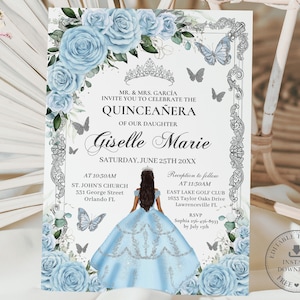 Blue Sweet 16 Gown - Etsy