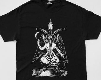 Kids T-Shirt Tops Black Occult Sigil of Lucifer Satanic Unisex Youths Short Sleeve T-Shirt