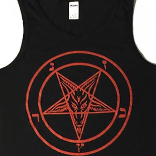 Sigil Von Baphomet Tank Top - Okkultes Design 100% Baumwolle