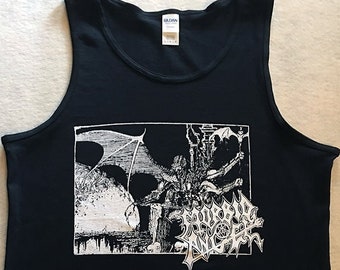 Morbid Angel "Abominations" Men's Tank top:  Death Metal Black Metal Beherit Blasphemy Watain Carcass Napalm Nile Incantation Immolation