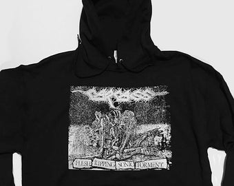 Carcass " Flesh Ripping Sonic Torment " Hooded Sweatshirt hoodie